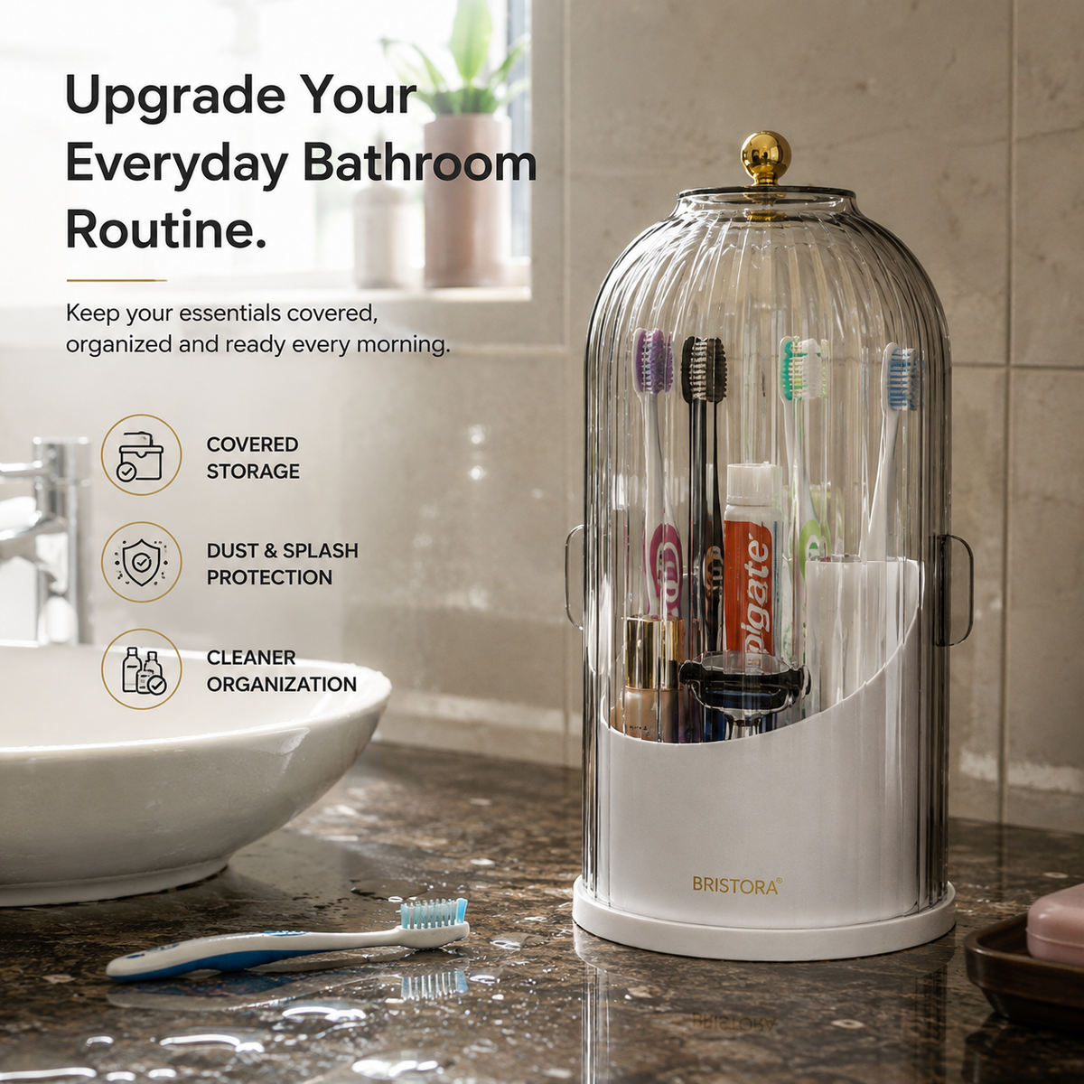 One Small Upgrade. A Better Bathroom Routine.